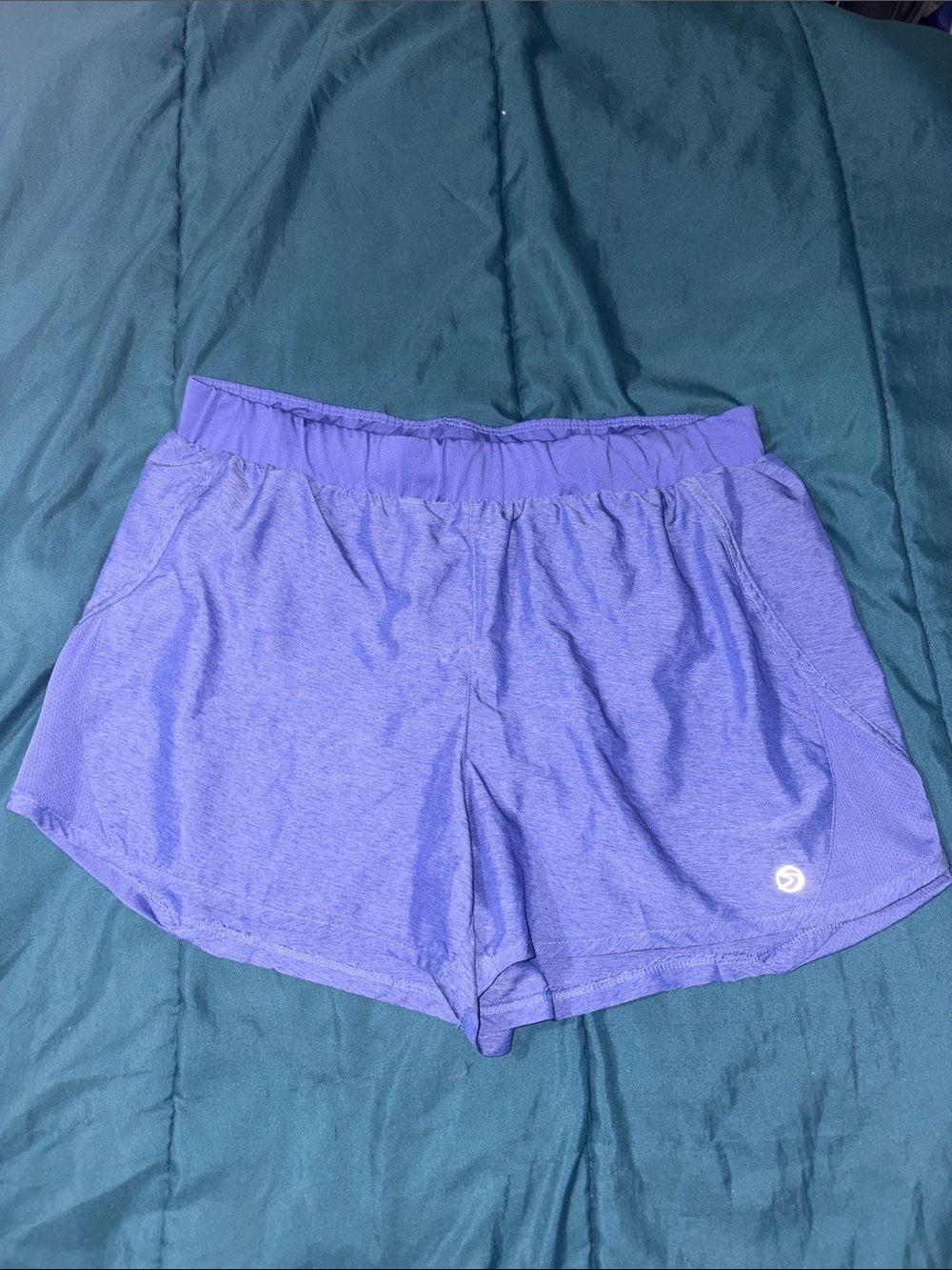 Sendara - Women's Athletic Light Blue-ish Purple Running Shorts - Large